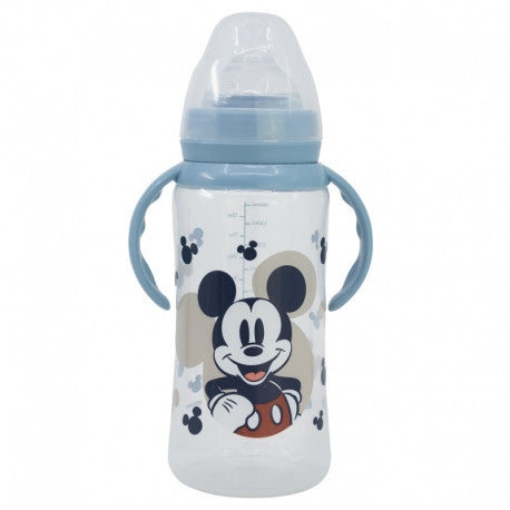 BABY BOTTLE 350 ML - SILICONE WITH PACIFIER - MICKEY MOUSE-0