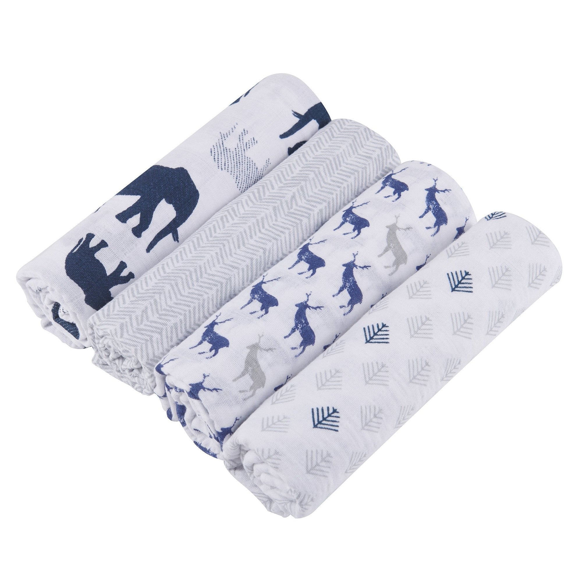 In the Wild Cotton Muslin Swaddle 4PK-2