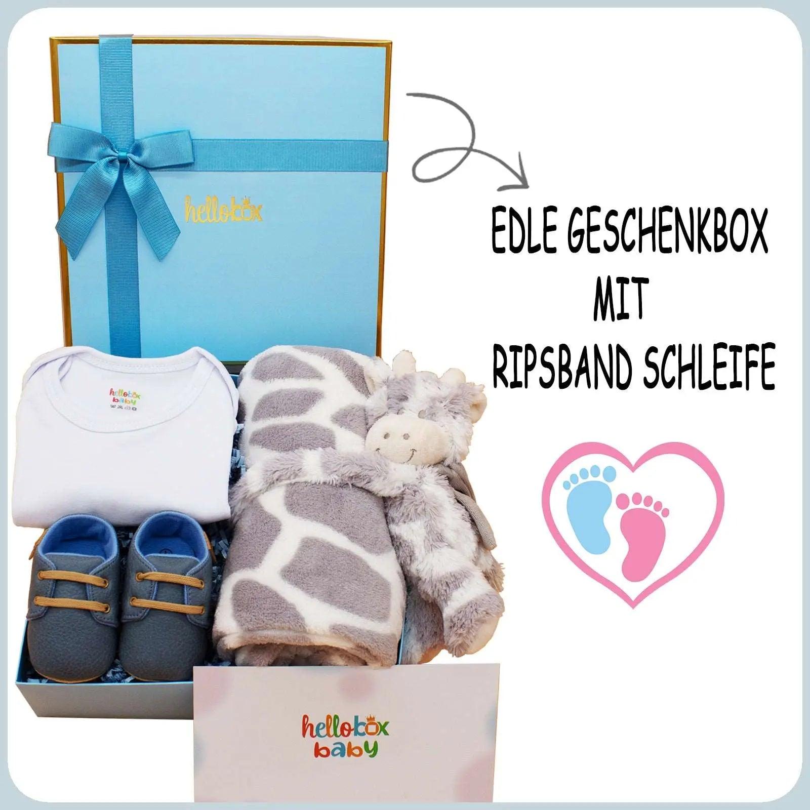 Presentbox till nyfödd pojke – Hellobox i blått-1