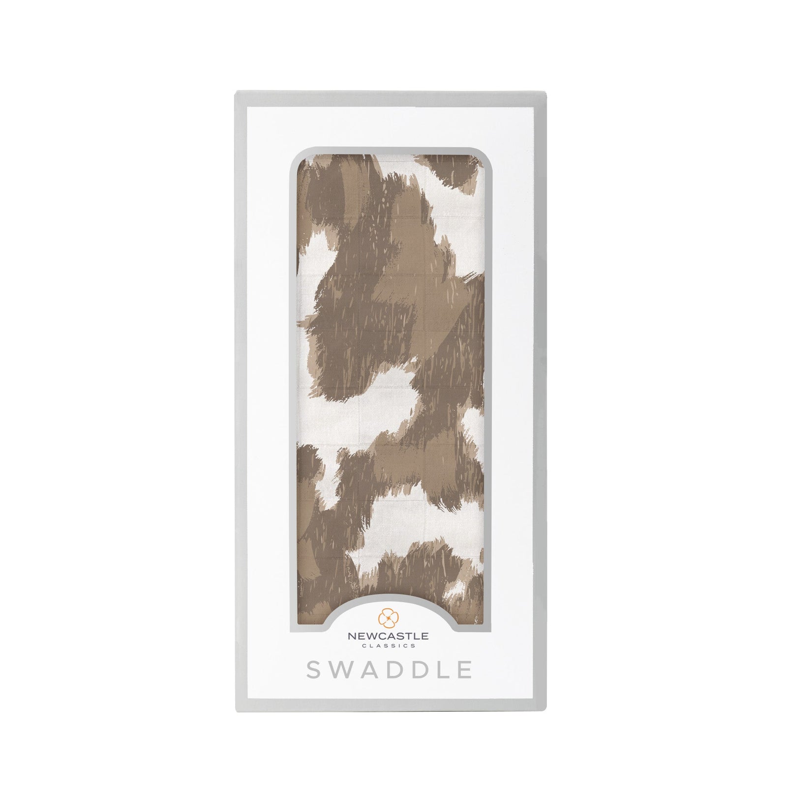 Yellowstone Cowhide Bamboo Swaddle-0