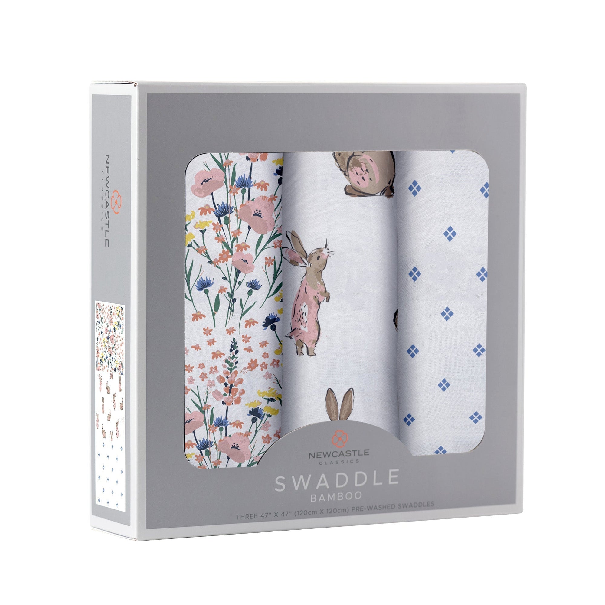 Wildflowers Bamboo Swaddles 3 Pack-1