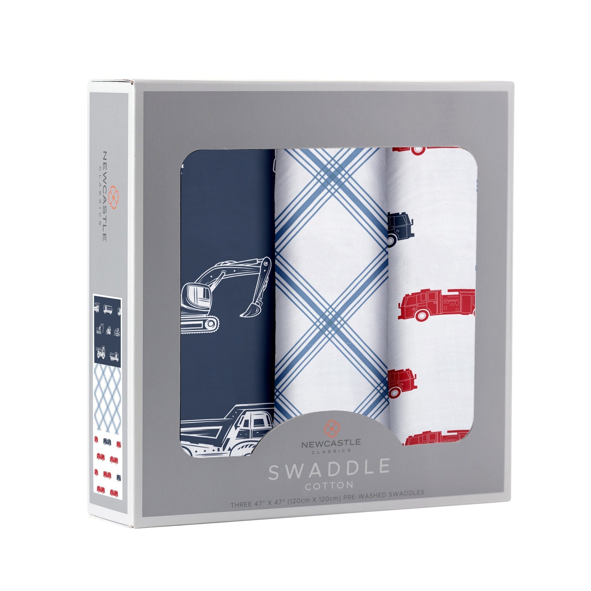 Things That Go Swaddle 3 Pack-1