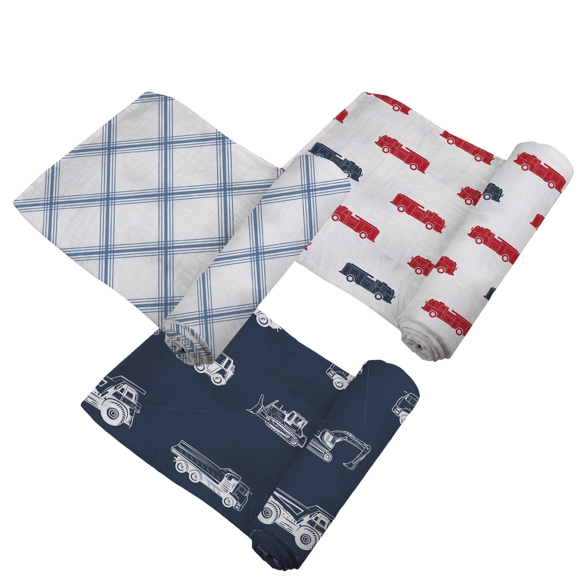 Things That Go Swaddle 3 Pack-2