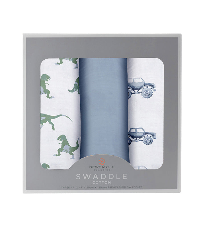 Rough Terrain Cotton Swaddle 3 Pack-0