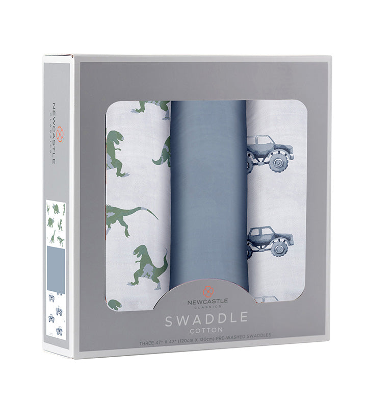 Rough Terrain Cotton Swaddle 3 Pack-1