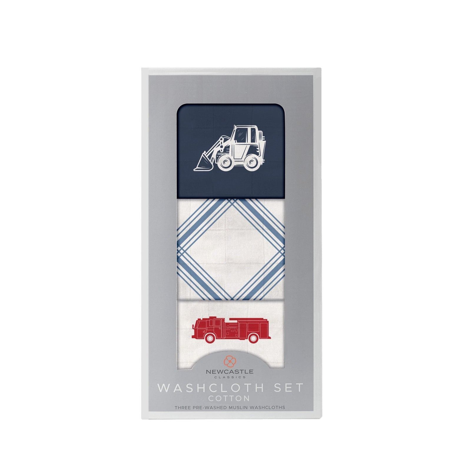 Things That Go Washcloth Set 3PK-0