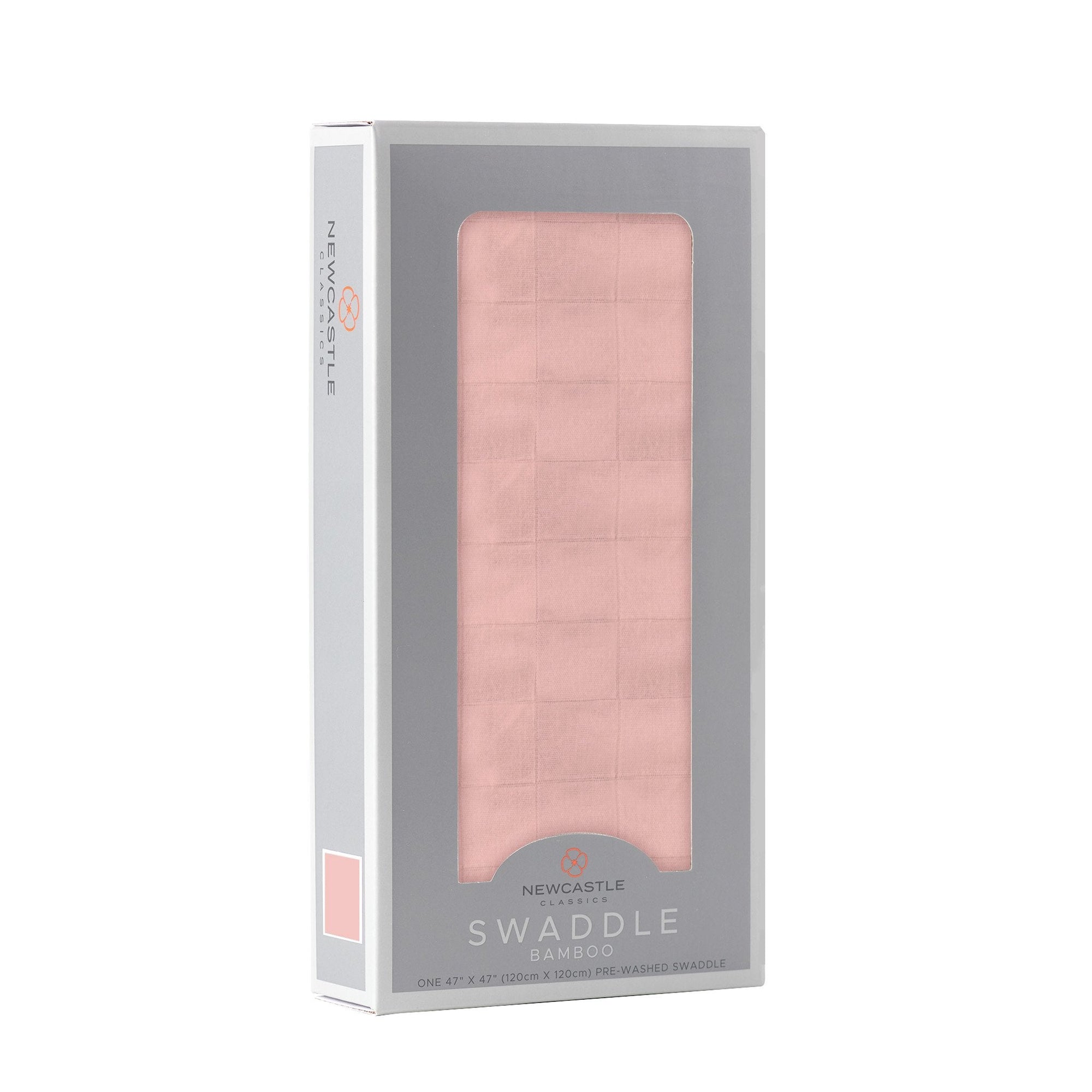 Pink Rose Bamboo Swaddle-1