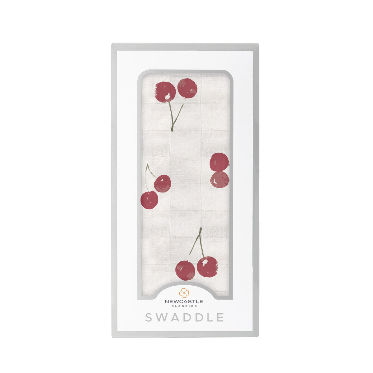 Sweetheart Cherry Bamboo Swaddle-0