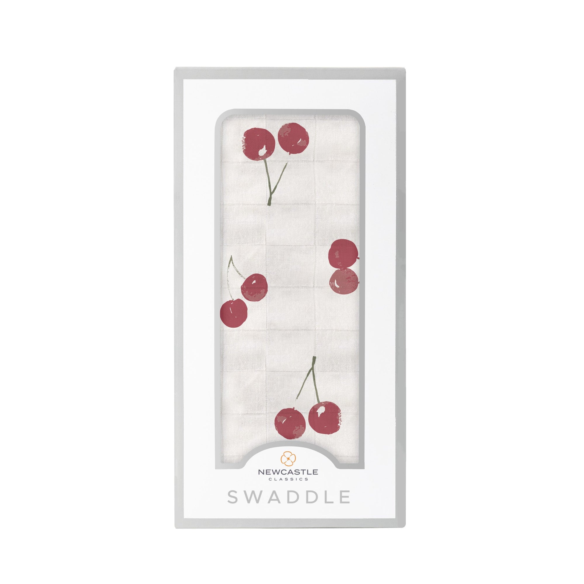 Sweetheart Cherry Bamboo Swaddle-0