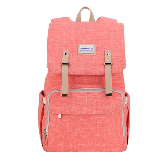 Fashion Diaper Bag Mommy Maternity Nappy Bag Large Capacity Travel Backpack Nursing Bag for Baby Care-5
