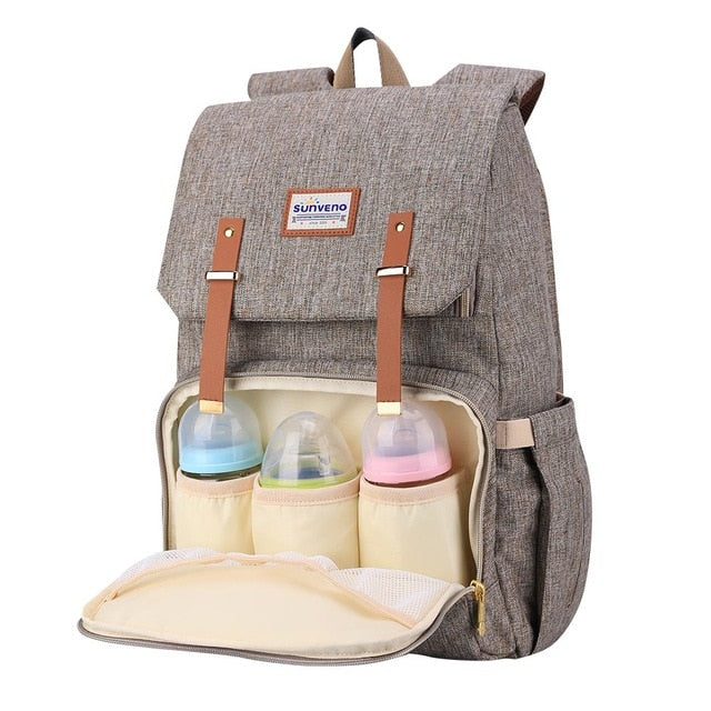Fashion Diaper Bag Mommy Maternity Nappy Bag Large Capacity Travel Backpack Nursing Bag for Baby Care-10