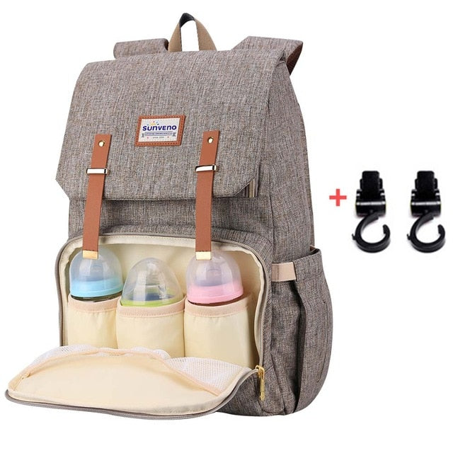 Fashion Diaper Bag Mommy Maternity Nappy Bag Large Capacity Travel Backpack Nursing Bag for Baby Care-0