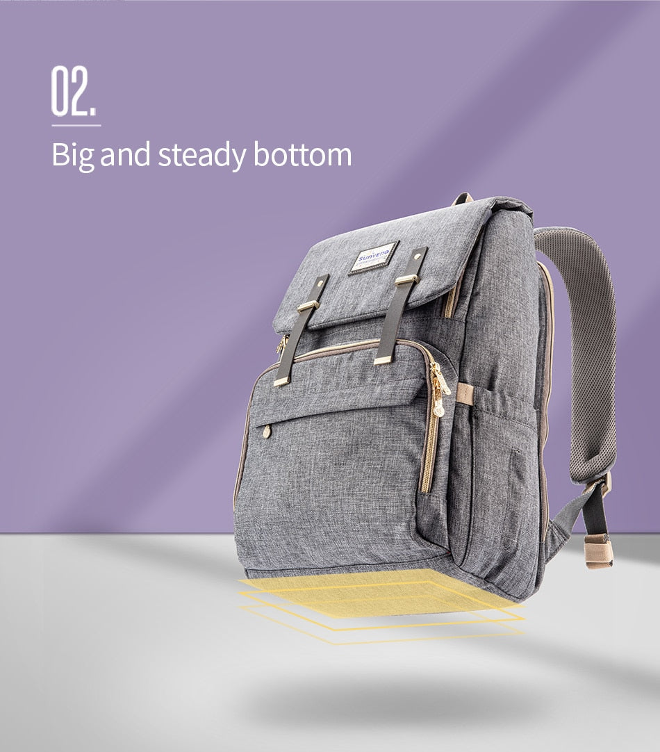 Fashion Diaper Bag Mommy Maternity Nappy Bag Large Capacity Travel Backpack Nursing Bag for Baby Care-1