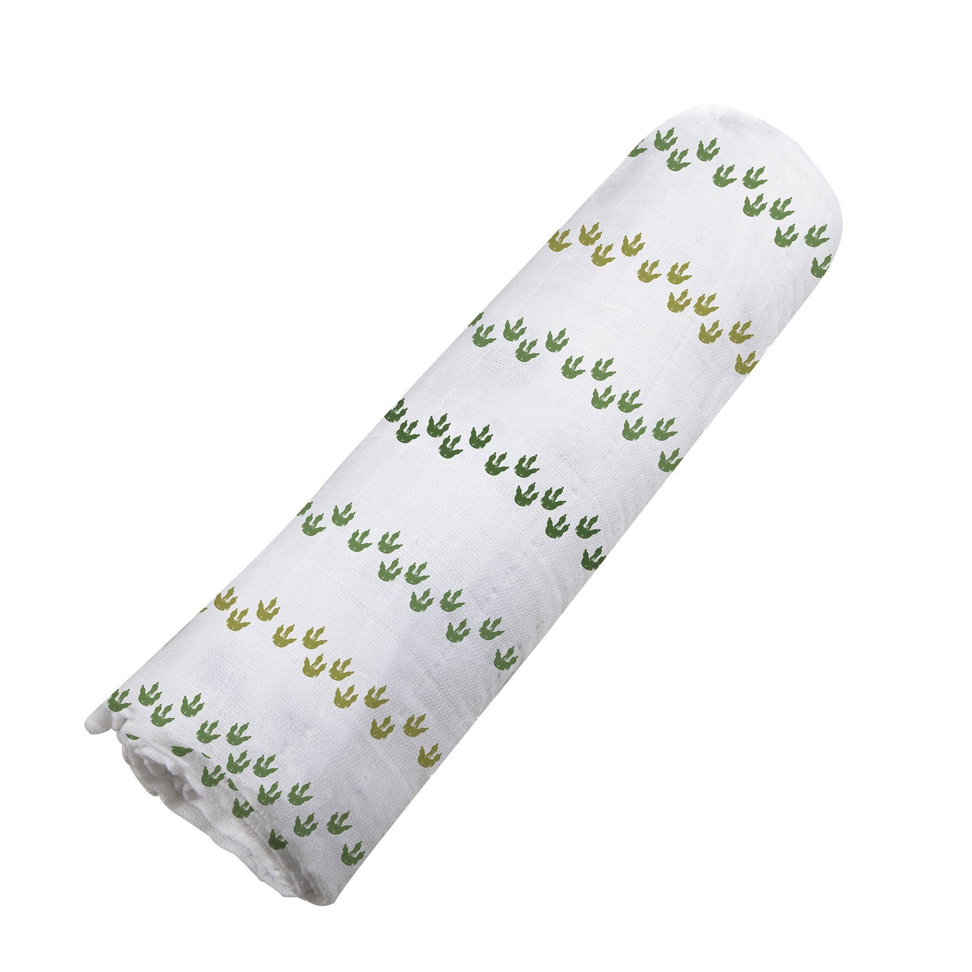 Dino Feet Cotton Muslin Swaddle-2