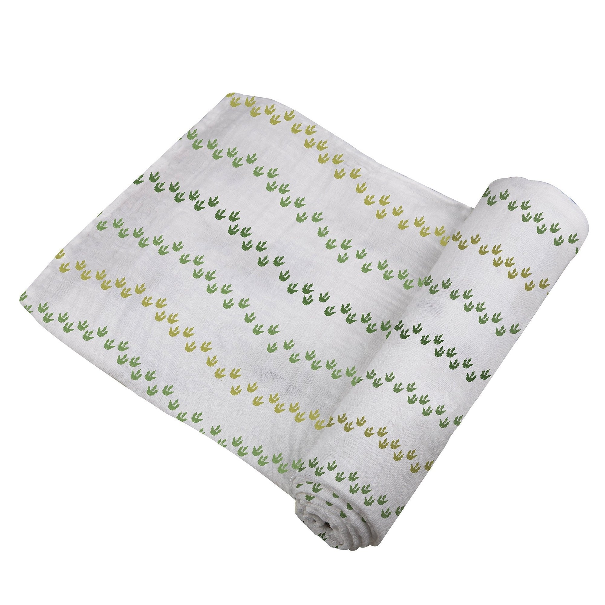 Dino Feet Cotton Muslin Swaddle-1