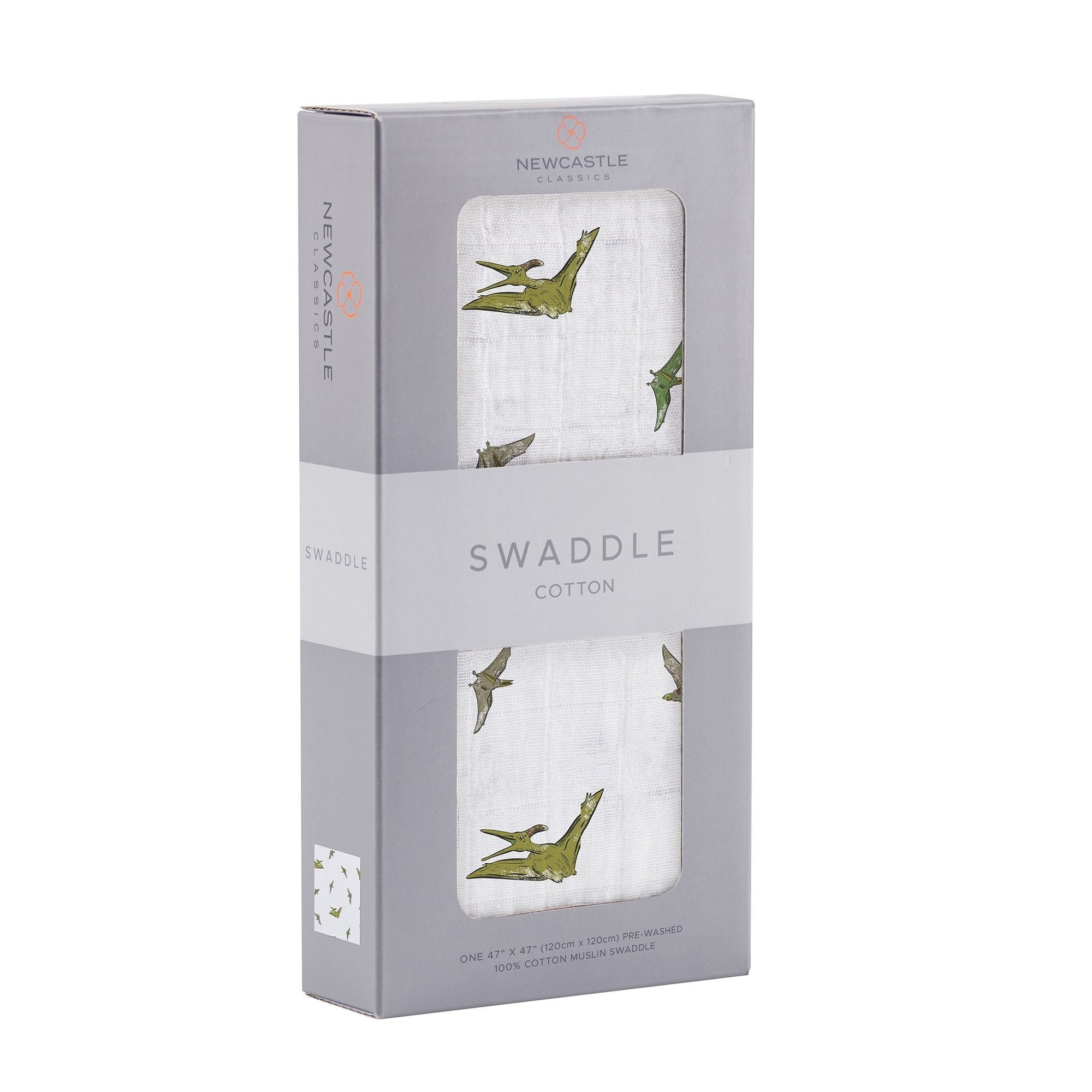 Pteranodon Cotton Muslin Swaddle-3