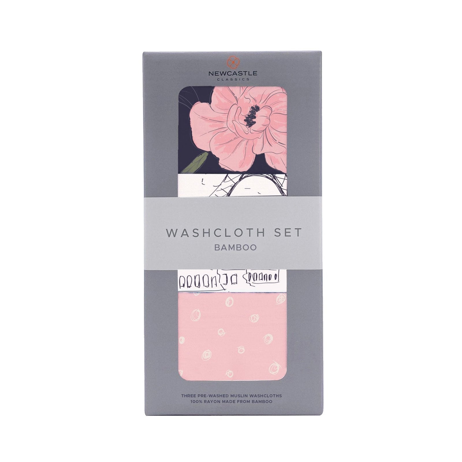 London, Paris, New York Washcloth Set-0